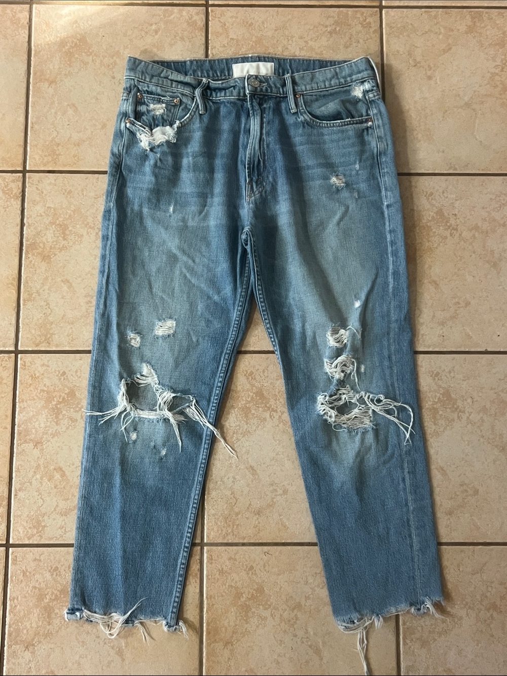 Mother Distressed the Cardinal Sinner Ankle Chew in Saving Grace, Sz 30